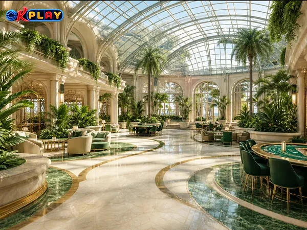 OKPLAY live casino lobby screen